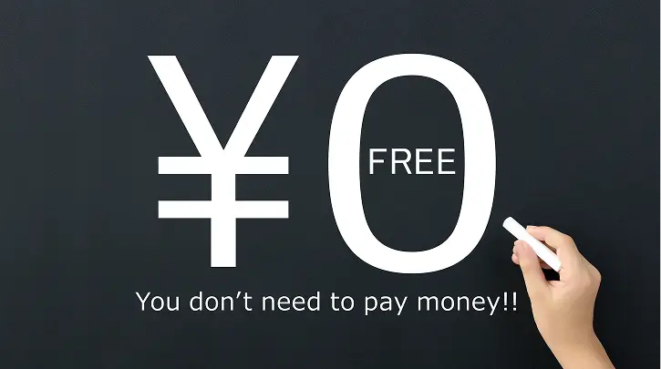You don't need to pay money!