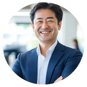 S社男性スタッフの写真